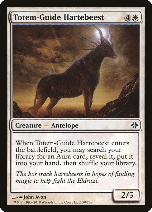 【EN】族霊導きの鹿羚羊/Totem-Guide Hartebeest [ROE] 白C No.50