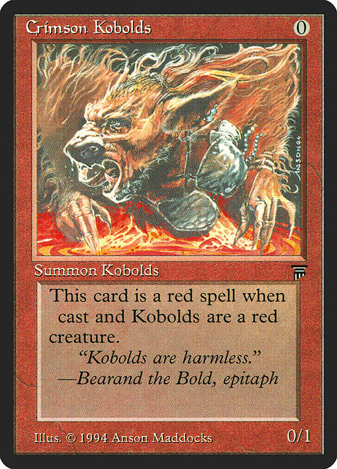 【EN】Crimson Kobolds [LEG] 赤C No.139