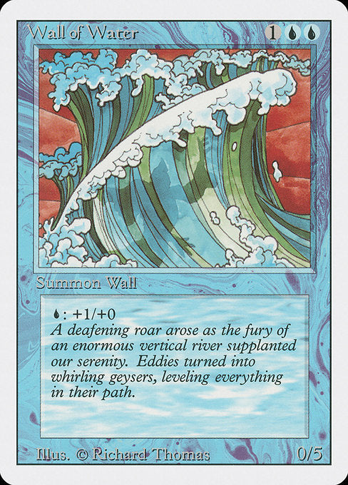 【EN】水の壁/Wall of Water [3ED] 青U No.91