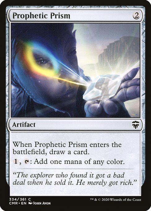 【Foil】【EN】予言のプリズム/Prophetic Prism [CMR] 茶C No.334