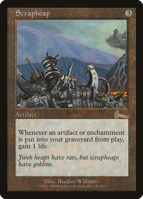 【Foil】【EN】屑鉄の山/Scrapheap [ULG] 茶R No.132