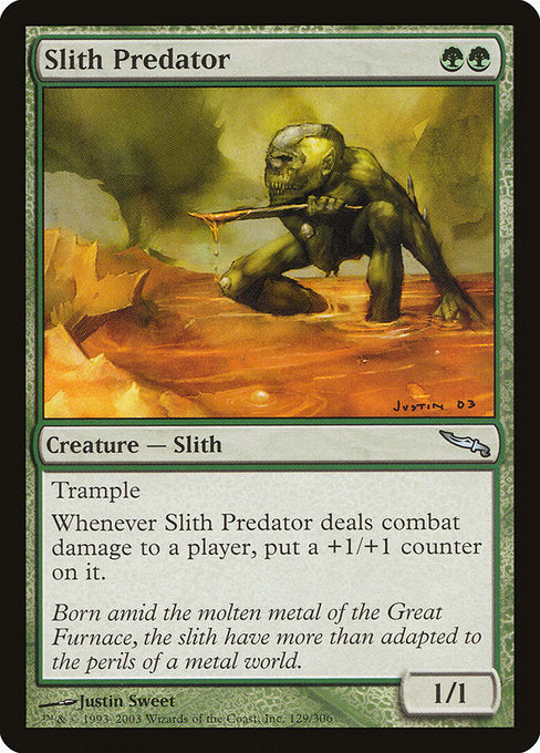 【Foil】【EN】捕食スリス/Slith Predator [MRD] 緑U No.129