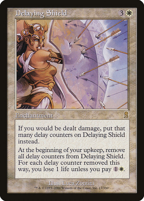 【Foil】【EN】遅延の盾/Delaying Shield [ODY] 白R No.17