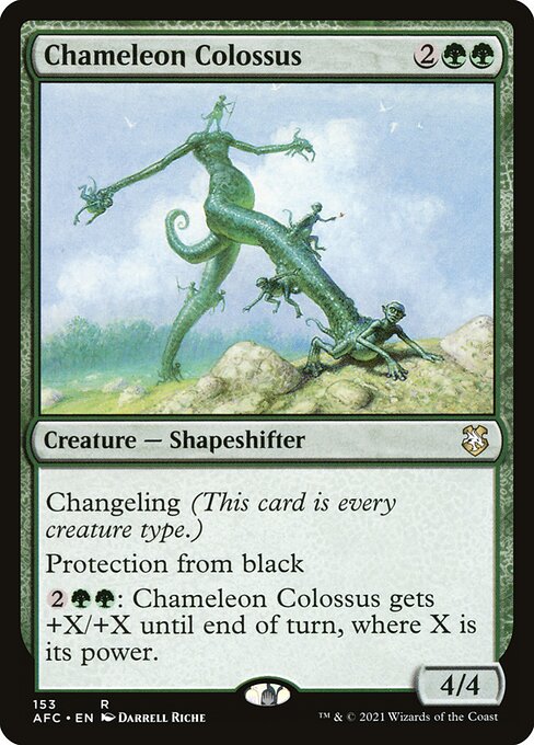 【EN】カメレオンの巨像/Chameleon Colossus [AFC] 緑R No.153
