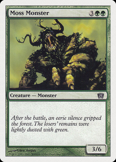 【EN】苔の怪物/Moss Monster [8ED] 緑C No.267