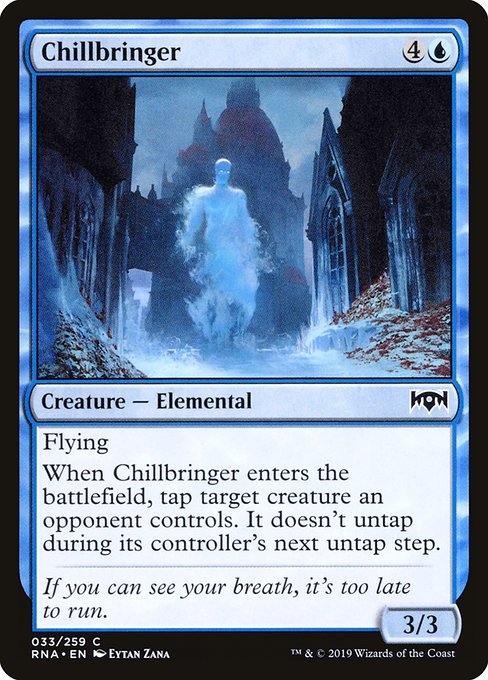 【Foil】【EN】冷気をもたらす者/Chillbringer [RNA] 青C No.33