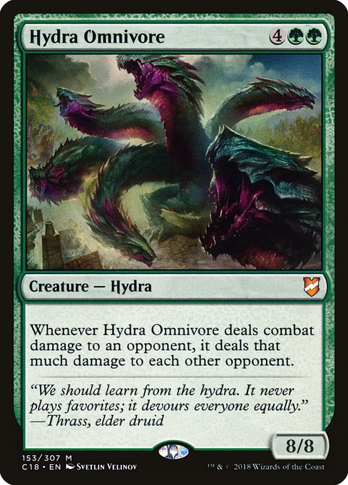【EN】雑食のハイドラ/Hydra Omnivore [C18] 緑M No.153