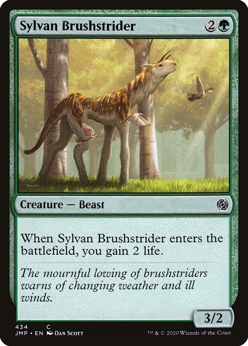 【EN】森の刷毛履き/Sylvan Brushstrider [JMP] 緑C No.434