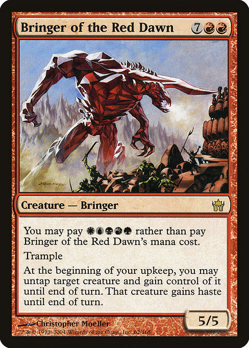 【EN】赤の夜明けの運び手/Bringer of the Red Dawn [5DN] 赤R No.62