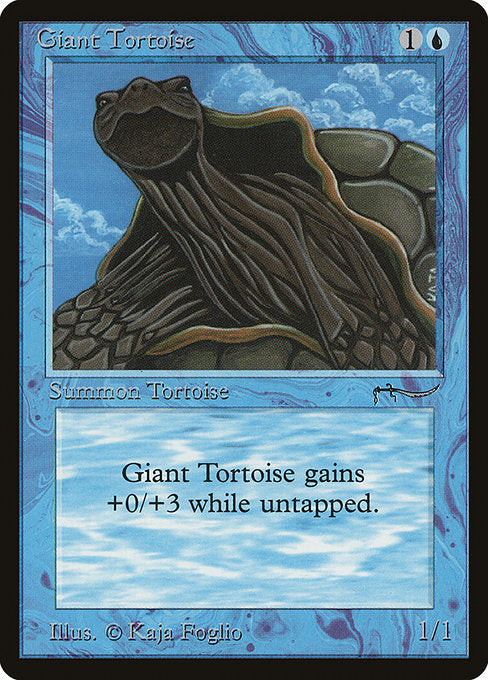 【EN】象亀/Giant Tortoise [ARN] 青C No.15†
