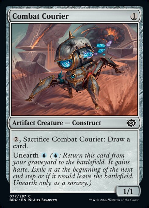 【Foil】【EN】戦闘急使/Combat Courier [BRO] 茶C No.77