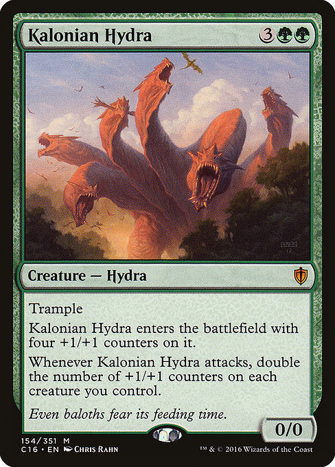 【EN】カロニアのハイドラ/Kalonian Hydra [C16] 緑M No.154