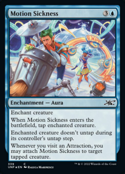 ■ギャラクシー・Foil■【EN】Motion Sickness [UNF] 青C No.339