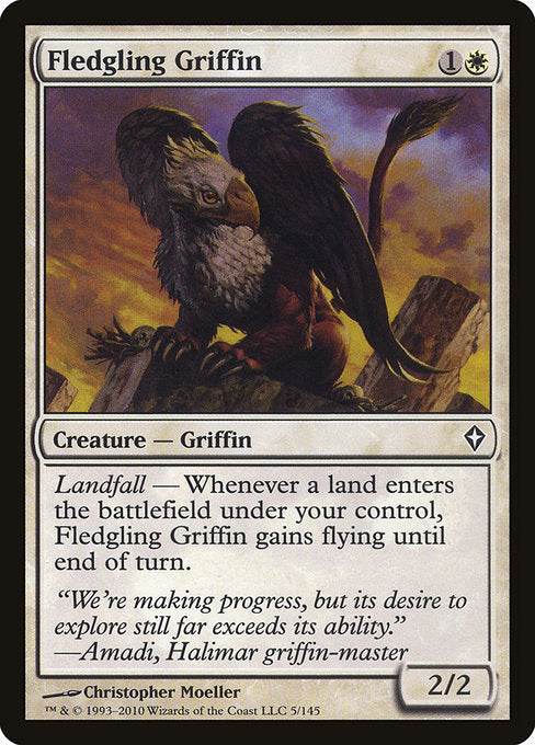 【EN】巣立つグリフィン/Fledgling Griffin [WWK] 白C No.5