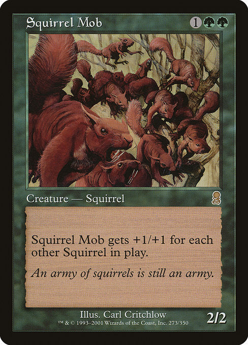 【EN】リスの群れ/Squirrel Mob [ODY] 緑R No.273