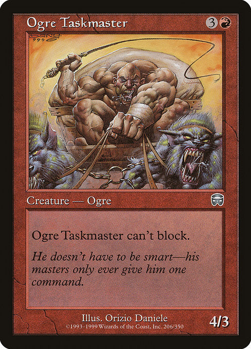 【Foil】【EN】オーガの監督官/Ogre Taskmaster [MMQ] 赤U No.206