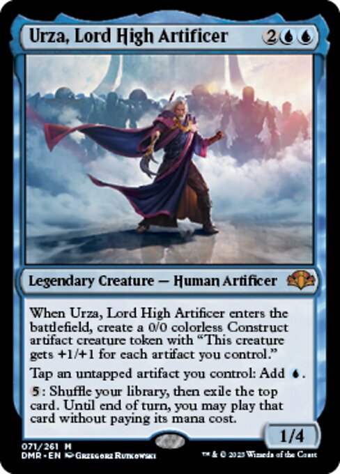 【Foil】【EN】最高工匠卿、ウルザ/Urza, Lord High Artificer [DMR] 青M No.71