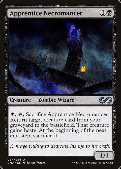 【Foil】【EN】ネクロマンサーの弟子/Apprentice Necromancer [UMA] 黒U No.84