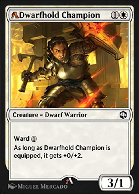 【EN】A-Dwarfhold Champion [AFR] 白C No.A-14