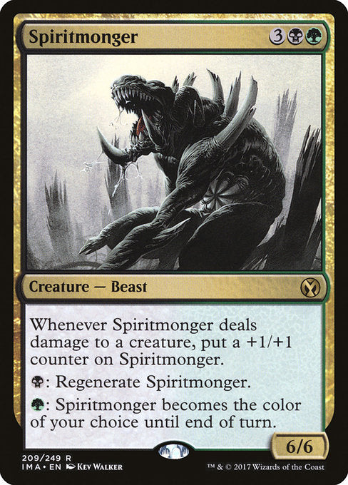 【Foil】【EN】魂売り/Spiritmonger [IMA] 金R No.209