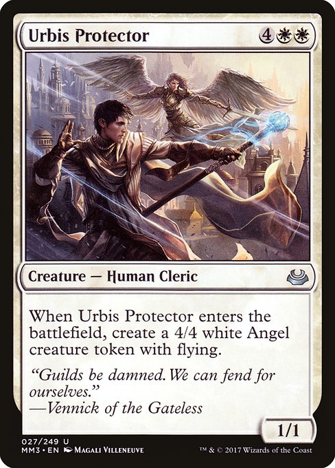 【Foil】【EN】都邑の庇護者/Urbis Protector [MM3] 白U No.27