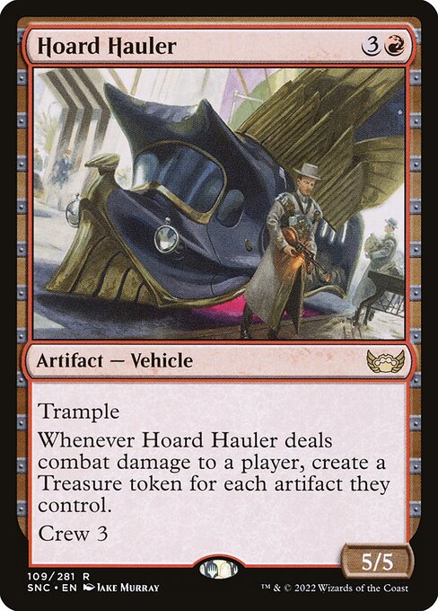 【Foil】【EN】貯めこむ運び屋/Hoard Hauler [SNC] 茶R No.109