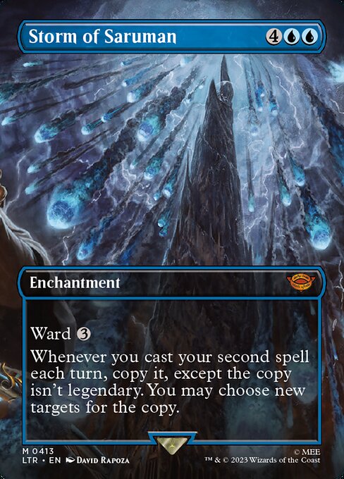 【Foil】【EN】サルマンの嵐/Storm of Saruman [LTR] 青M No.413