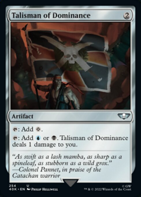 【Foil】【EN】威圧のタリスマン/Talisman of Dominance [40K] 茶U No.254★