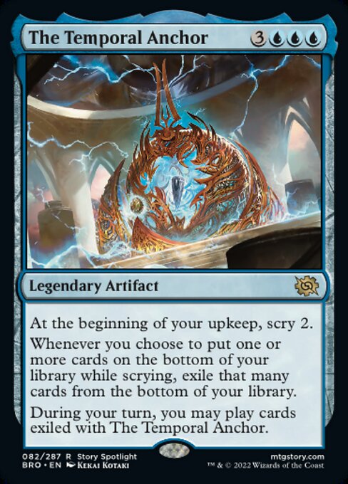 【Foil】【EN】時空錨/The Temporal Anchor [BRO] 茶R No.82