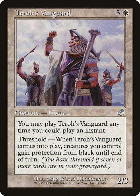 【EN】ティーロの先兵/Teroh's Vanguard [TOR] 白U No.19