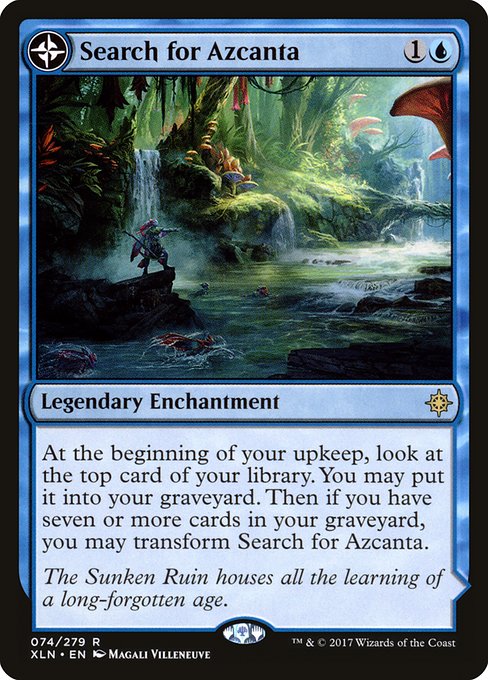 【Foil】【EN】Search for Azcanta // Azcanta, the Sunken Ruin [XLN] 混R No.74