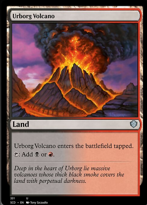 【EN】アーボーグの火山/Urborg Volcano [SCD] 無U No.331
