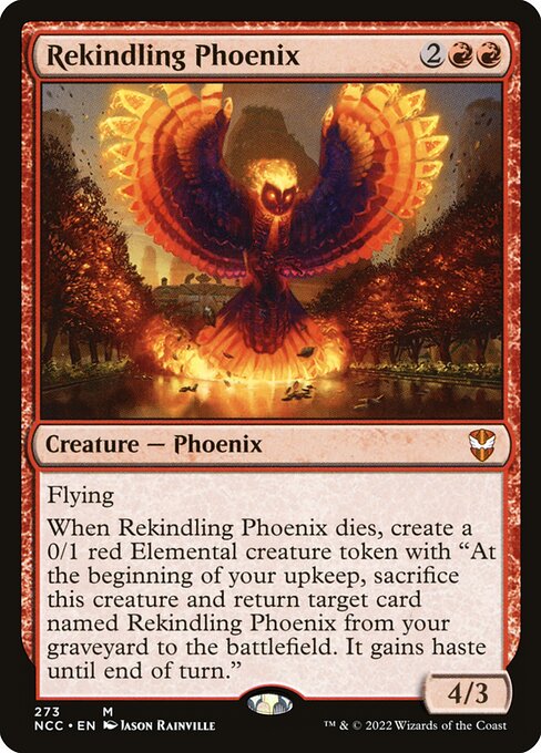 【EN】再燃するフェニックス/Rekindling Phoenix [NCC] 赤M No.273