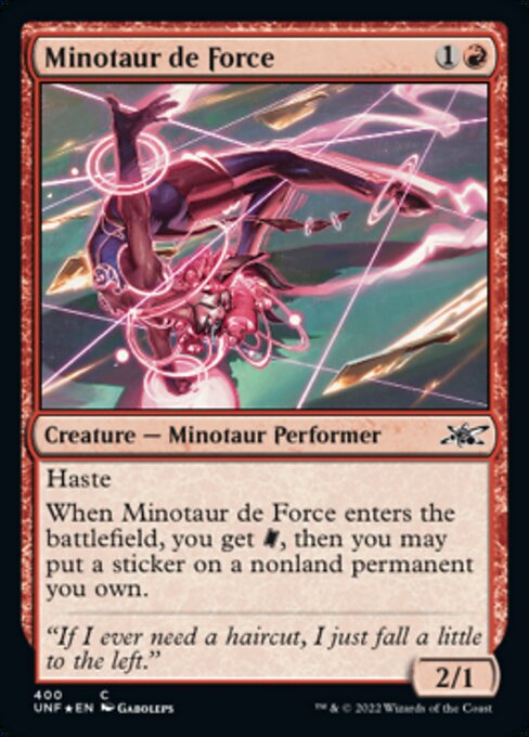 【EN】Minotaur de Force [UNF] 赤C No.400