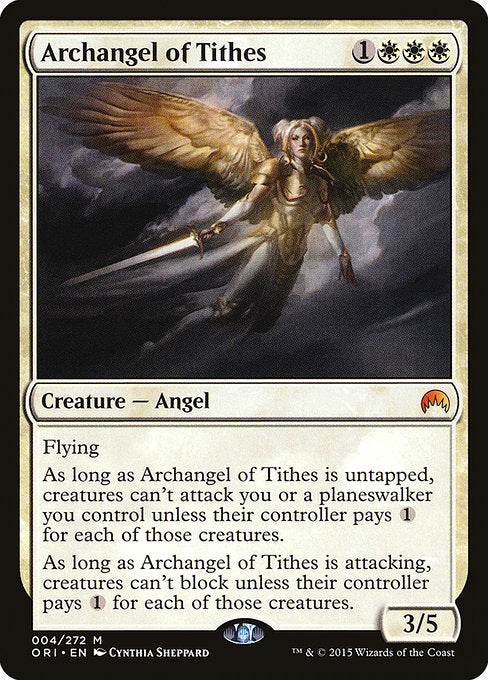 【EN】徴税の大天使/Archangel of Tithes [ORI] 白M No.4