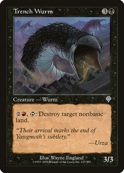 【EN】塹壕のワーム/Trench Wurm [INV] 黒U No.127