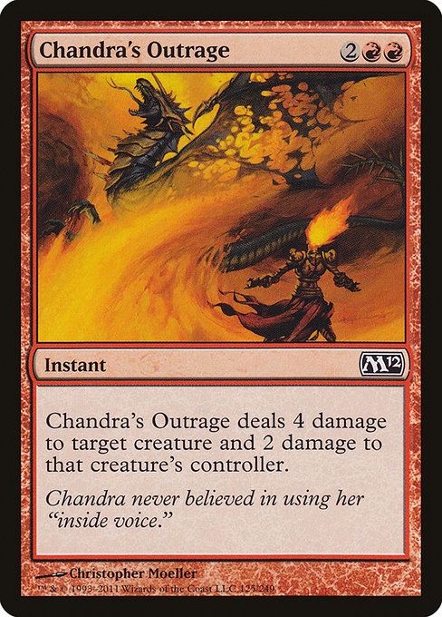 【EN】チャンドラの憤慨/Chandra's Outrage [M12] 赤C No.125