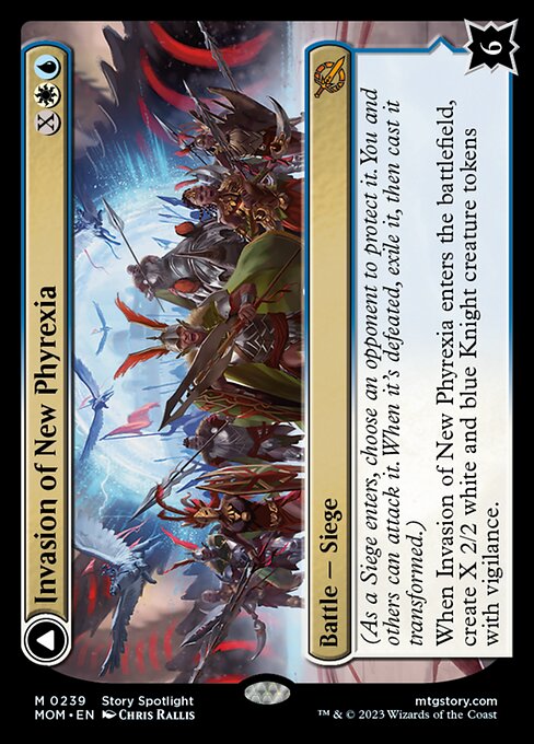 【EN】新ファイレクシアへの侵攻 // ザルファーのテフェリ・アコサ/Invasion of New Phyrexia // Teferi Akosa of Zhalfir [MOM] 混M No.239