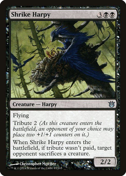 【EN】モズのハーピー/Shrike Harpy [BNG] 黒U No.83