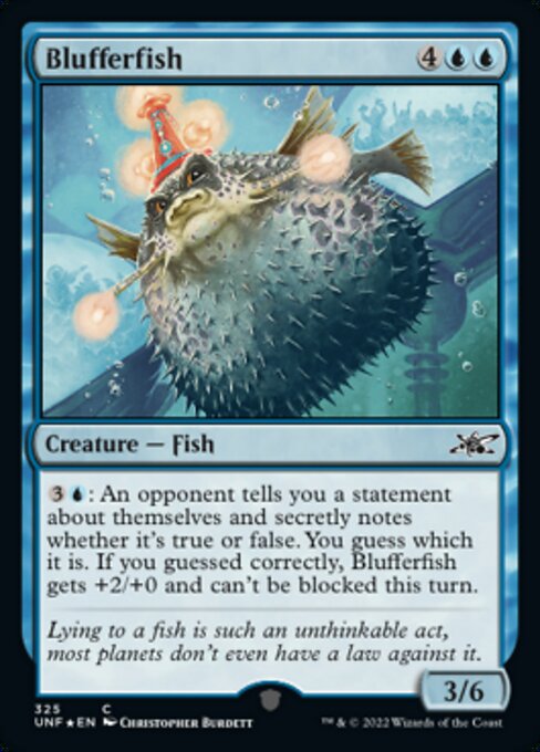 ■ギャラクシー・Foil■【EN】Blufferfish [UNF] 青C No.325