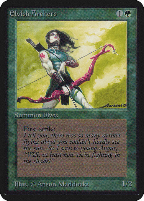 【EN】エルフの射手/Elvish Archers [LEA] 緑R No.191
