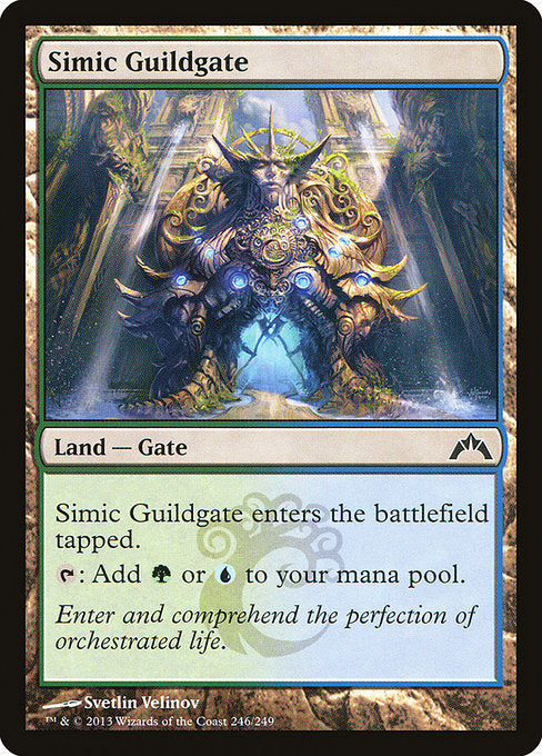 【Foil】【EN】シミックのギルド門/Simic Guildgate [GTC] 無C No.246