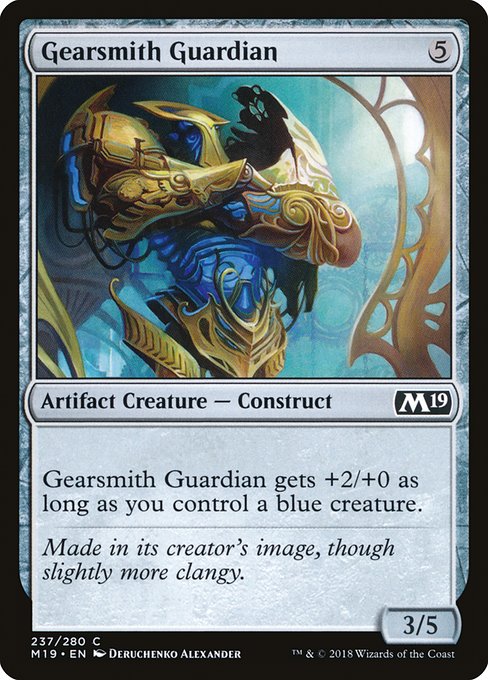 【Foil】【EN】機械職人の守護者/Gearsmith Guardian [M19] 茶C No.237