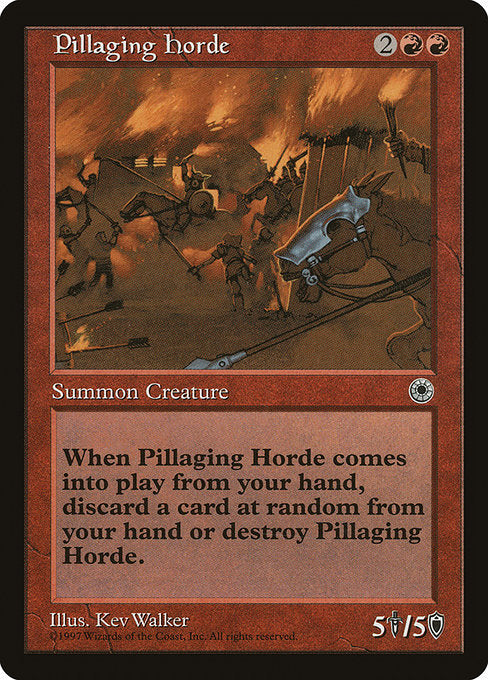 【EN】略奪の大軍/Pillaging Horde [POR] 赤R No.142