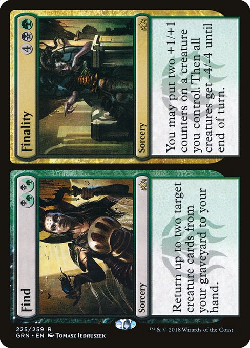 【Foil】【EN】Find // Finality [GRN] 分+混R No.225