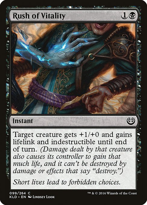 【Foil】【EN】活力の奔出/Rush of Vitality [KLD] 黒C No.99