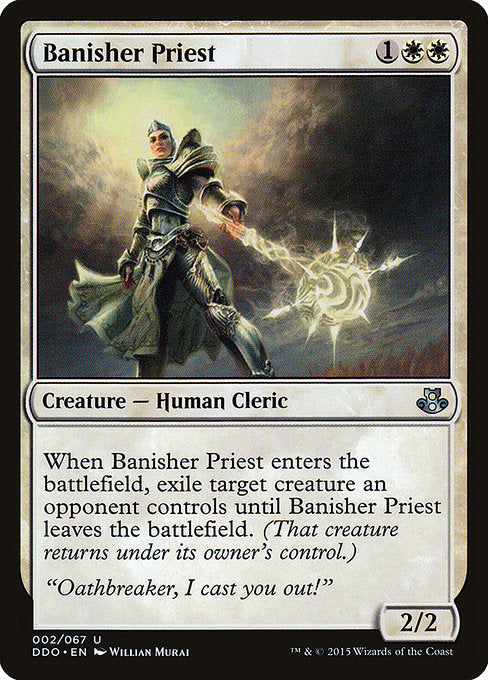 【EN】放逐する僧侶/Banisher Priest [DDO] 白U No.2