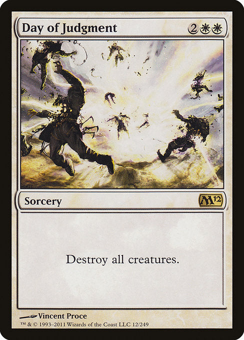 【Foil】【EN】審判の日/Day of Judgment [M12] 白R No.12