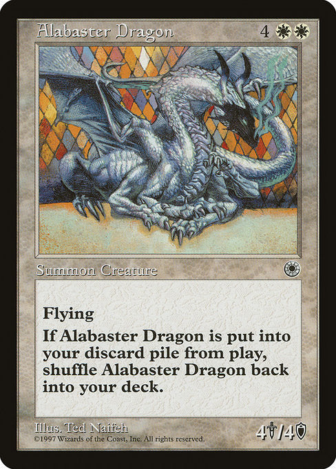 【EN】純白のドラゴン/Alabaster Dragon [POR] 白R No.1