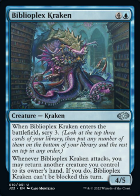 【EN】Biblioplex Kraken [J22] 青U No.10